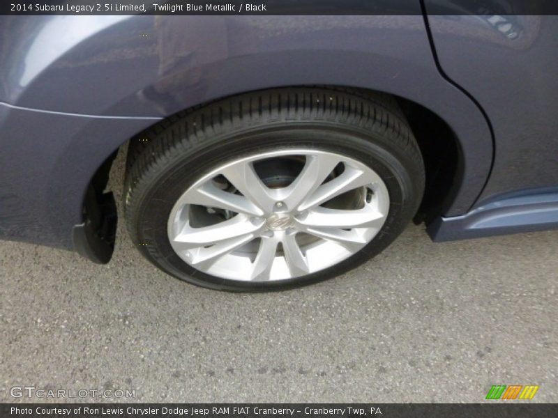 Twilight Blue Metallic / Black 2014 Subaru Legacy 2.5i Limited