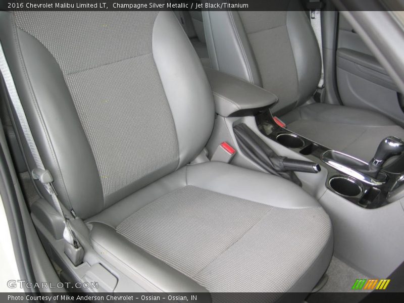 Champagne Silver Metallic / Jet Black/Titanium 2016 Chevrolet Malibu Limited LT