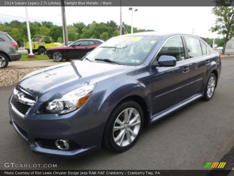 Twilight Blue Metallic / Black 2014 Subaru Legacy 2.5i Limited