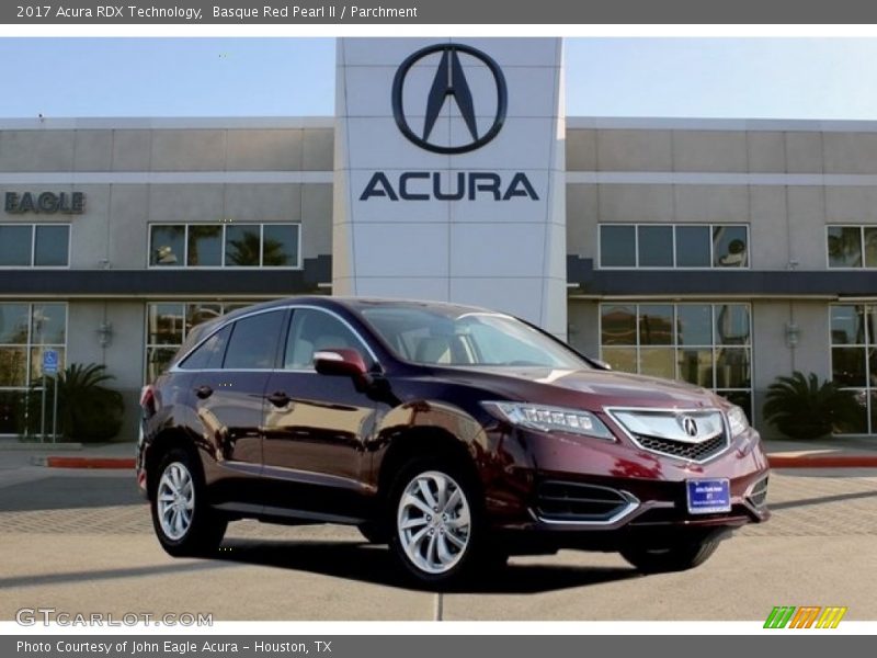 Basque Red Pearl II / Parchment 2017 Acura RDX Technology