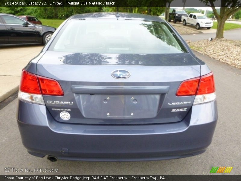 Twilight Blue Metallic / Black 2014 Subaru Legacy 2.5i Limited