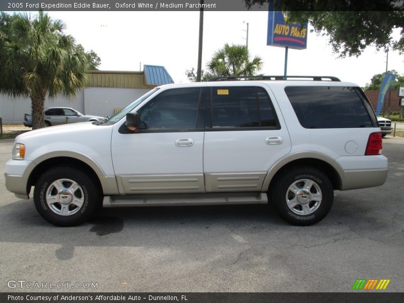 Oxford White / Medium Parchment 2005 Ford Expedition Eddie Bauer