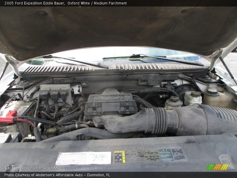 Oxford White / Medium Parchment 2005 Ford Expedition Eddie Bauer