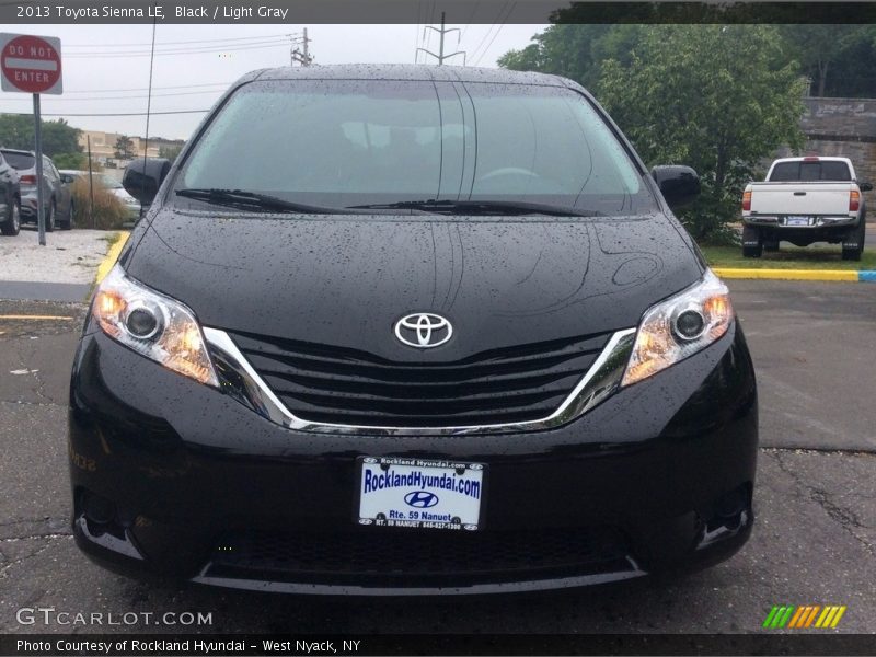 Black / Light Gray 2013 Toyota Sienna LE