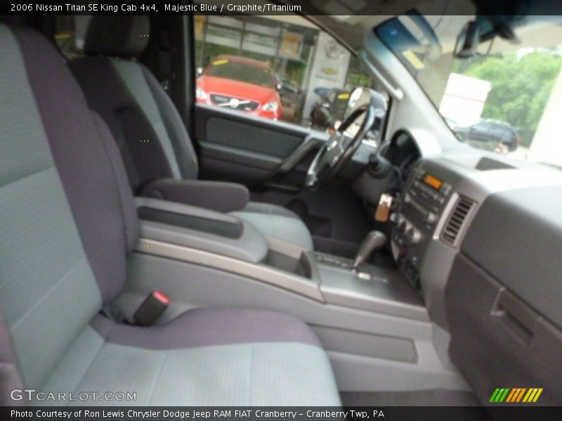 Majestic Blue / Graphite/Titanium 2006 Nissan Titan SE King Cab 4x4