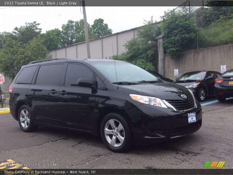 Black / Light Gray 2013 Toyota Sienna LE