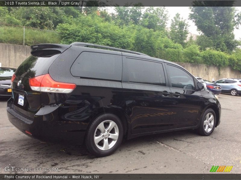 Black / Light Gray 2013 Toyota Sienna LE