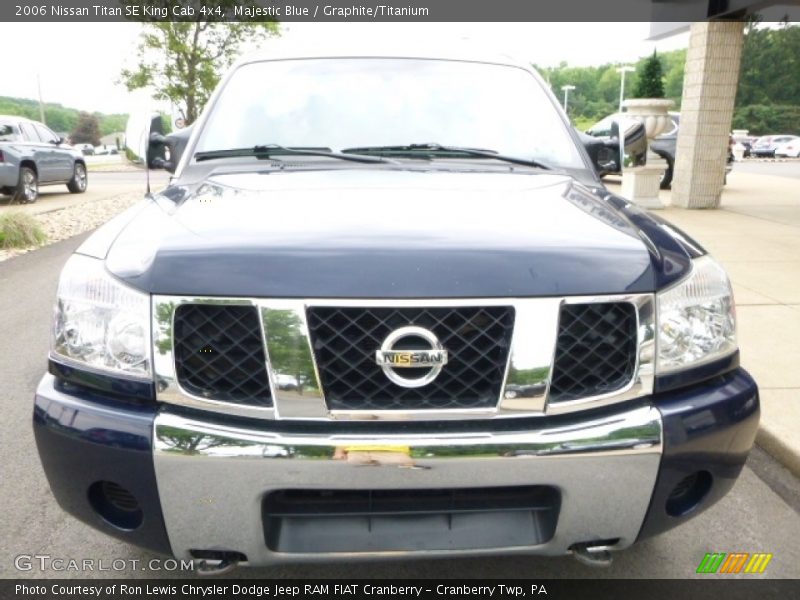 Majestic Blue / Graphite/Titanium 2006 Nissan Titan SE King Cab 4x4