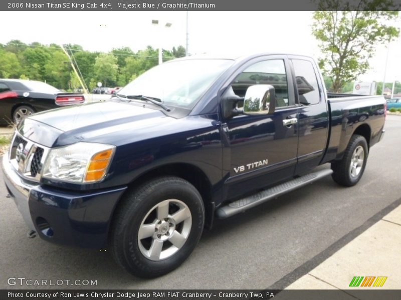 Majestic Blue / Graphite/Titanium 2006 Nissan Titan SE King Cab 4x4