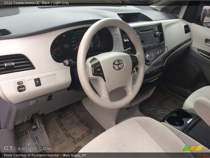 Black / Light Gray 2013 Toyota Sienna LE
