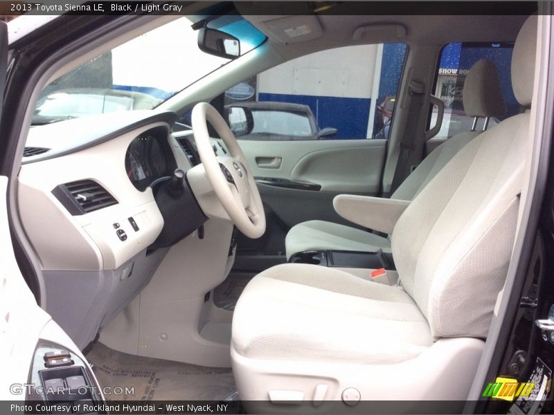 Black / Light Gray 2013 Toyota Sienna LE
