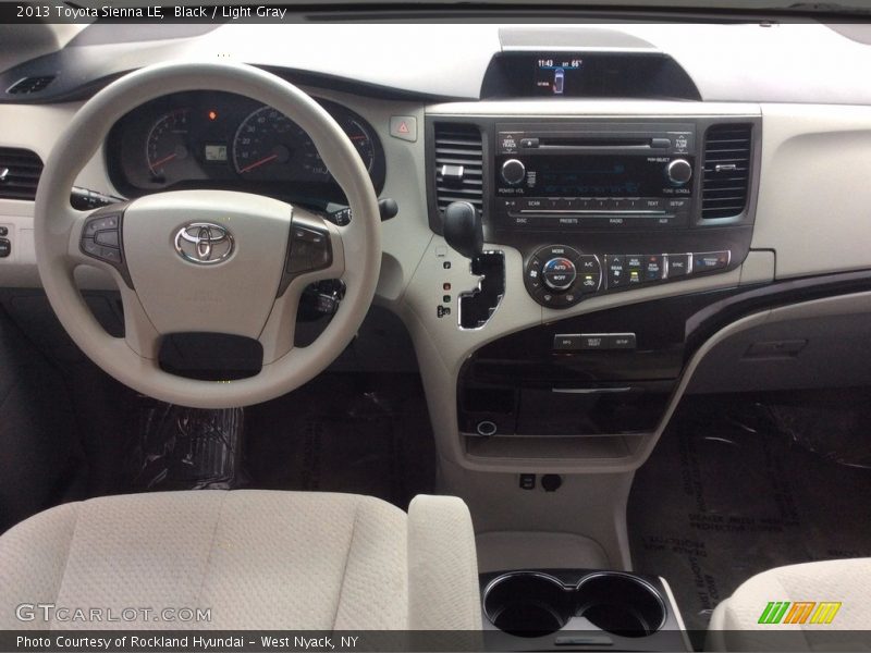 Black / Light Gray 2013 Toyota Sienna LE