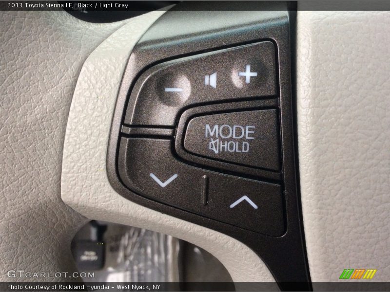 Black / Light Gray 2013 Toyota Sienna LE