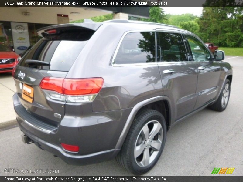 Granite Crystal Metallic / Brown/Light Frost Beige 2015 Jeep Grand Cherokee Overland 4x4