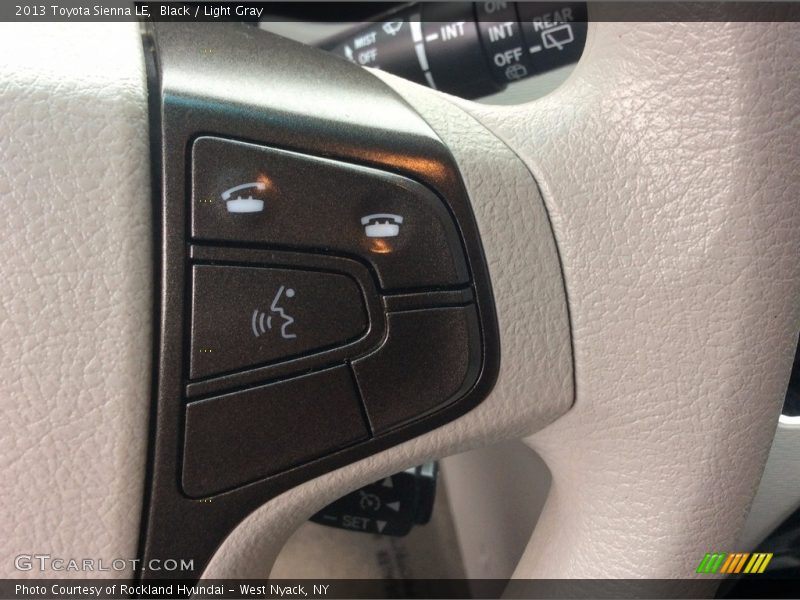 Black / Light Gray 2013 Toyota Sienna LE
