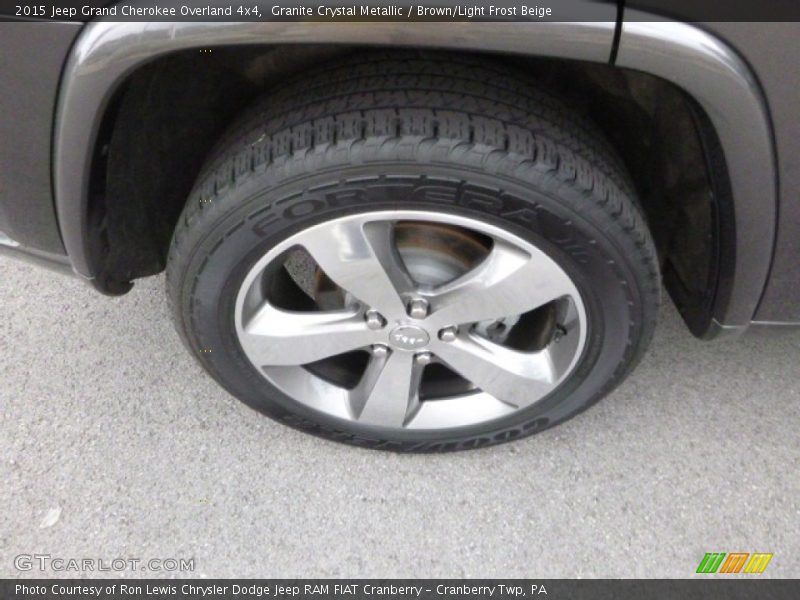 Granite Crystal Metallic / Brown/Light Frost Beige 2015 Jeep Grand Cherokee Overland 4x4