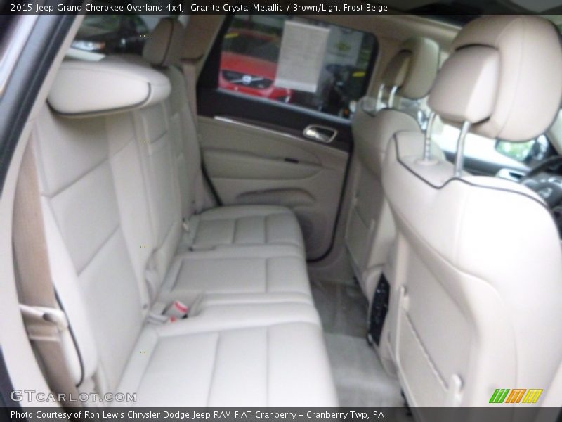 Granite Crystal Metallic / Brown/Light Frost Beige 2015 Jeep Grand Cherokee Overland 4x4