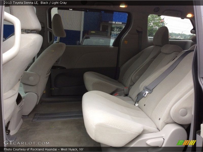 Black / Light Gray 2013 Toyota Sienna LE
