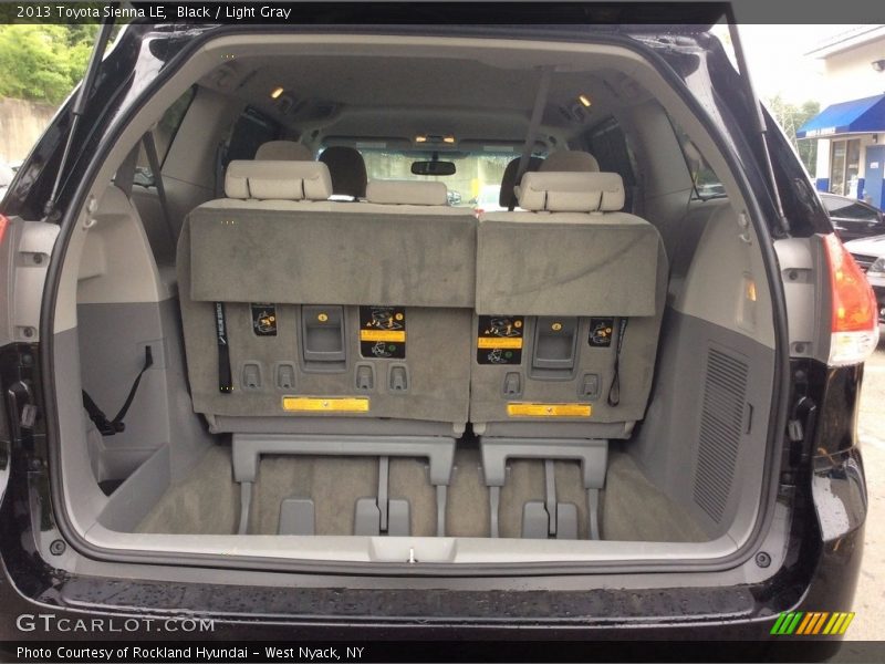 Black / Light Gray 2013 Toyota Sienna LE