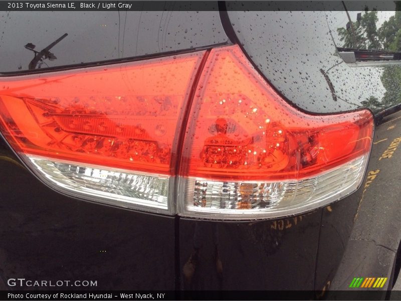 Black / Light Gray 2013 Toyota Sienna LE