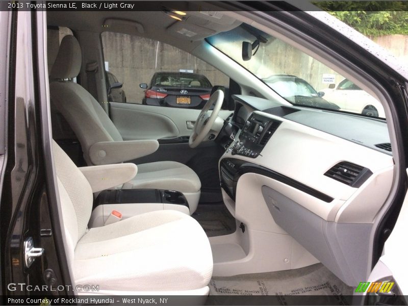 Black / Light Gray 2013 Toyota Sienna LE