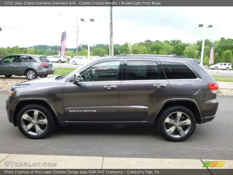 Granite Crystal Metallic / Brown/Light Frost Beige 2015 Jeep Grand Cherokee Overland 4x4