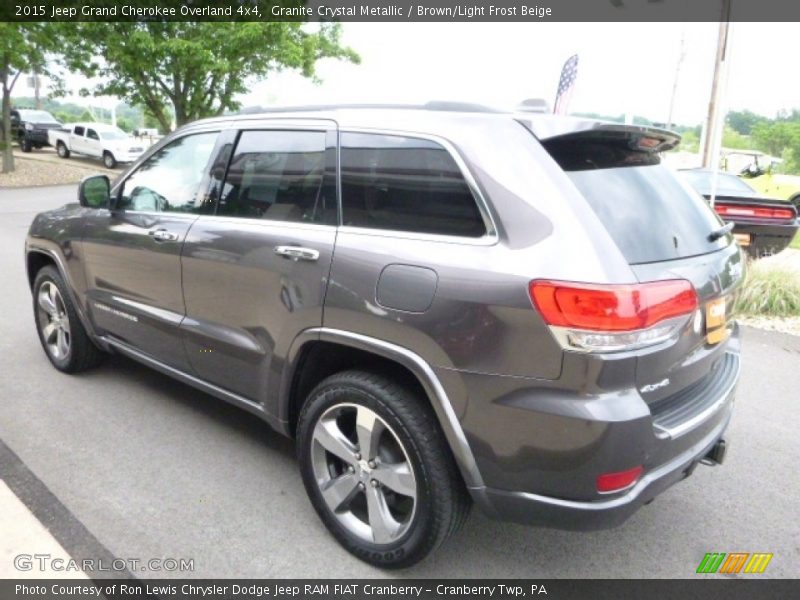 Granite Crystal Metallic / Brown/Light Frost Beige 2015 Jeep Grand Cherokee Overland 4x4