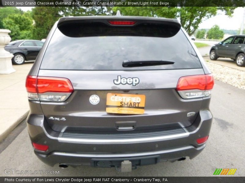 Granite Crystal Metallic / Brown/Light Frost Beige 2015 Jeep Grand Cherokee Overland 4x4