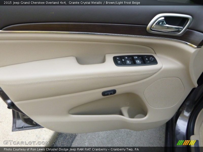 Granite Crystal Metallic / Brown/Light Frost Beige 2015 Jeep Grand Cherokee Overland 4x4
