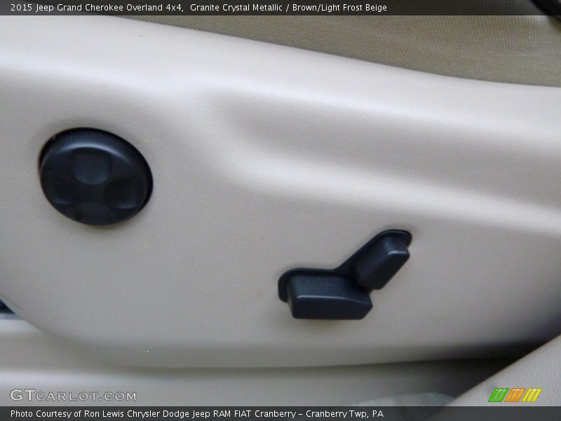 Granite Crystal Metallic / Brown/Light Frost Beige 2015 Jeep Grand Cherokee Overland 4x4