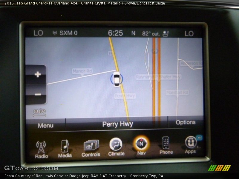 Granite Crystal Metallic / Brown/Light Frost Beige 2015 Jeep Grand Cherokee Overland 4x4