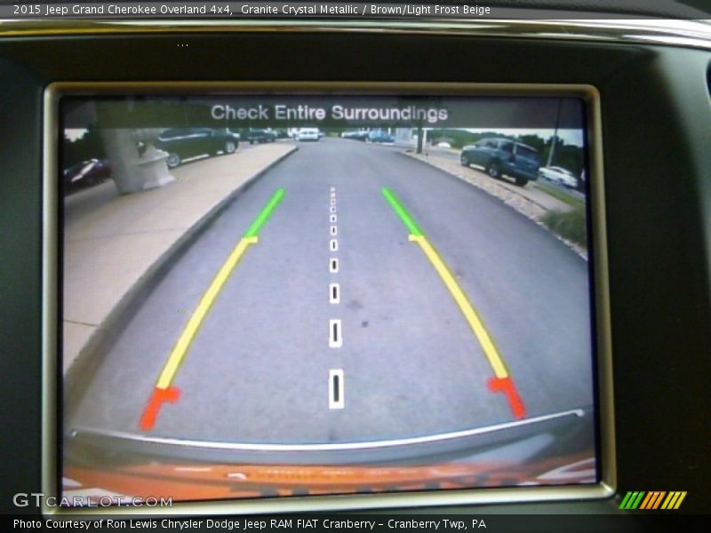 Granite Crystal Metallic / Brown/Light Frost Beige 2015 Jeep Grand Cherokee Overland 4x4