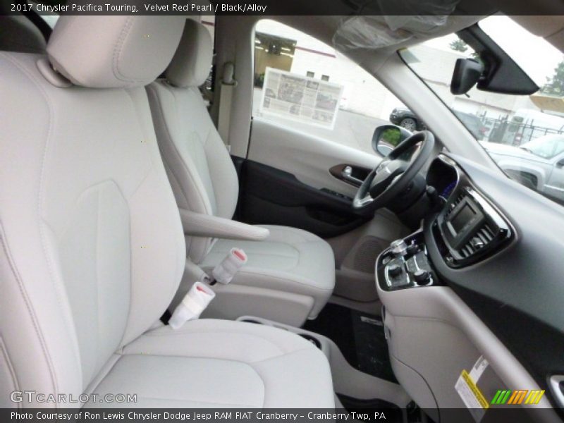 Velvet Red Pearl / Black/Alloy 2017 Chrysler Pacifica Touring
