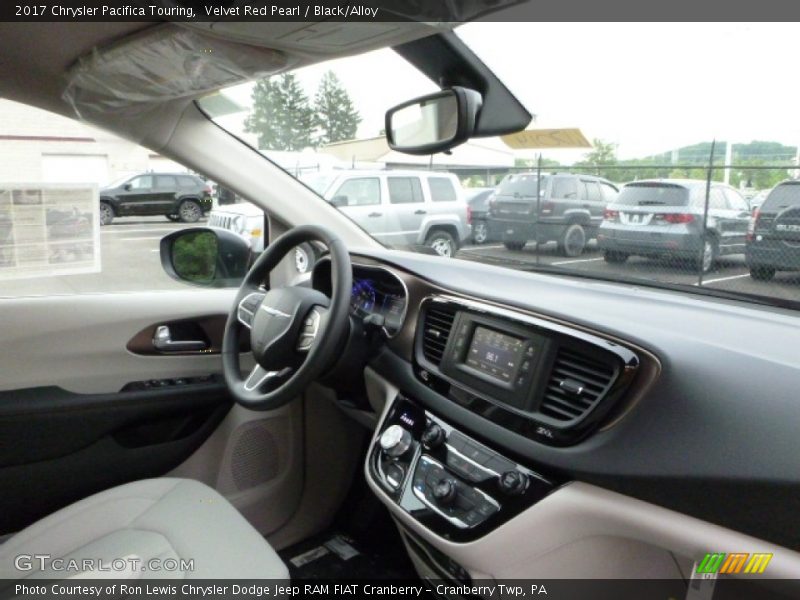 Velvet Red Pearl / Black/Alloy 2017 Chrysler Pacifica Touring