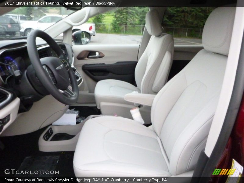 Velvet Red Pearl / Black/Alloy 2017 Chrysler Pacifica Touring