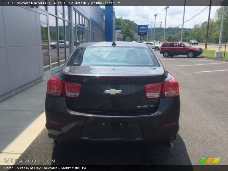 Atlantis Blue Metallic / Jet Black/Titanium 2013 Chevrolet Malibu ECO