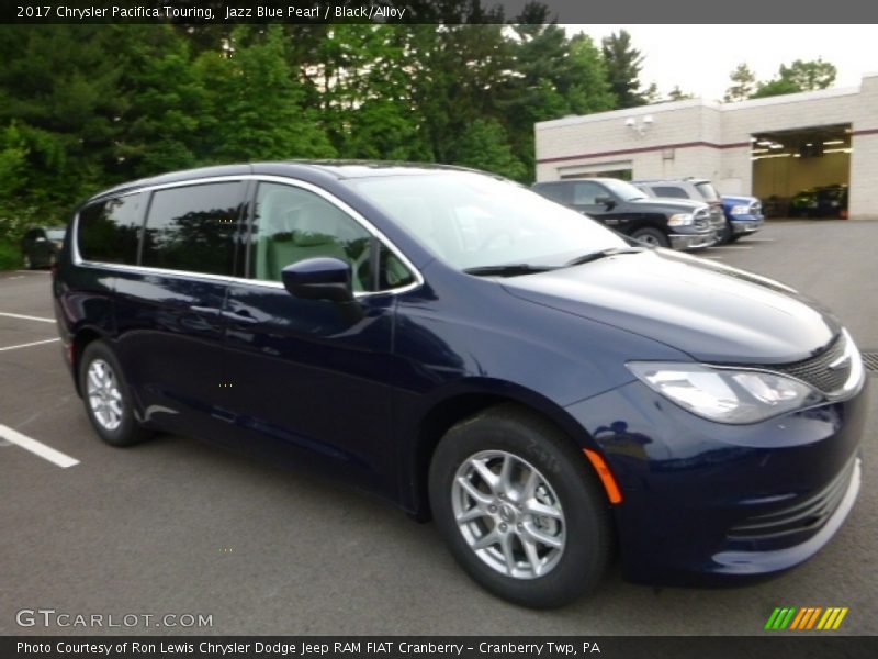 Jazz Blue Pearl / Black/Alloy 2017 Chrysler Pacifica Touring