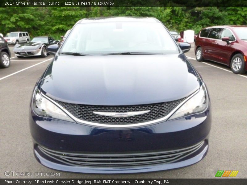Jazz Blue Pearl / Black/Alloy 2017 Chrysler Pacifica Touring