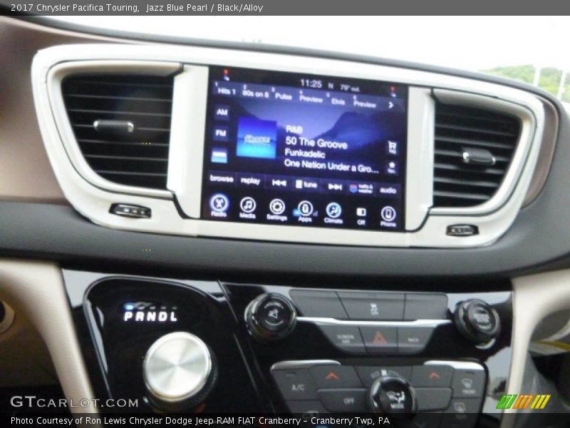 Jazz Blue Pearl / Black/Alloy 2017 Chrysler Pacifica Touring