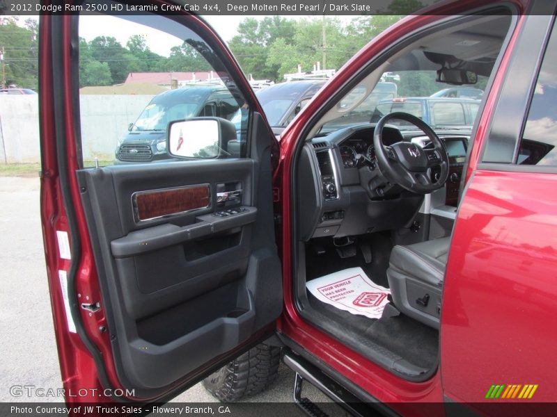 Deep Molten Red Pearl / Dark Slate 2012 Dodge Ram 2500 HD Laramie Crew Cab 4x4