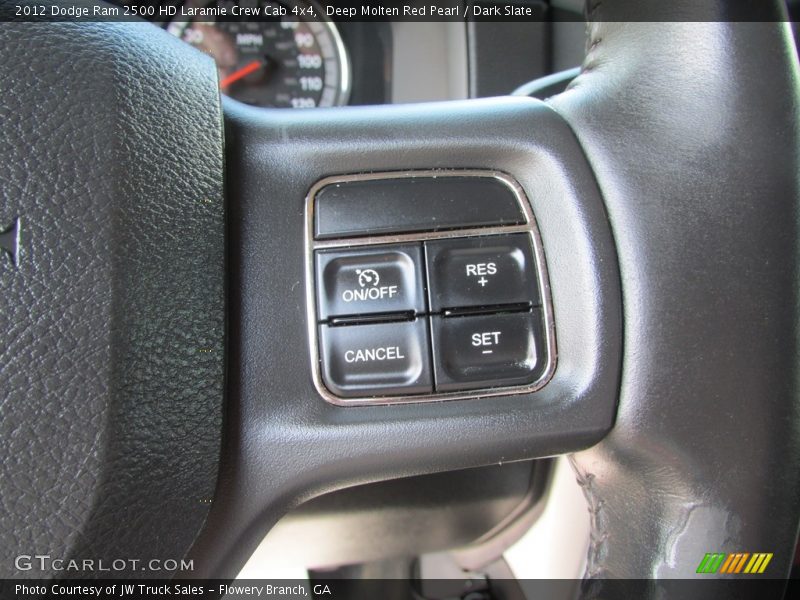 Deep Molten Red Pearl / Dark Slate 2012 Dodge Ram 2500 HD Laramie Crew Cab 4x4