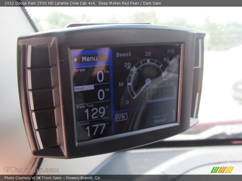 Deep Molten Red Pearl / Dark Slate 2012 Dodge Ram 2500 HD Laramie Crew Cab 4x4