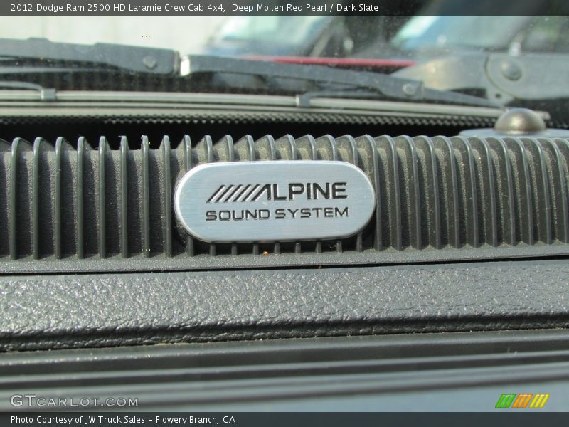 Deep Molten Red Pearl / Dark Slate 2012 Dodge Ram 2500 HD Laramie Crew Cab 4x4