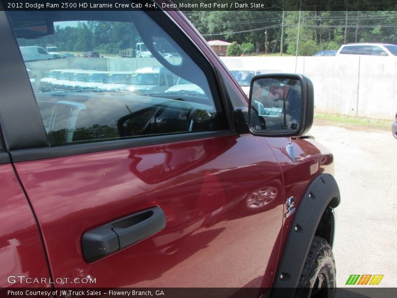 Deep Molten Red Pearl / Dark Slate 2012 Dodge Ram 2500 HD Laramie Crew Cab 4x4