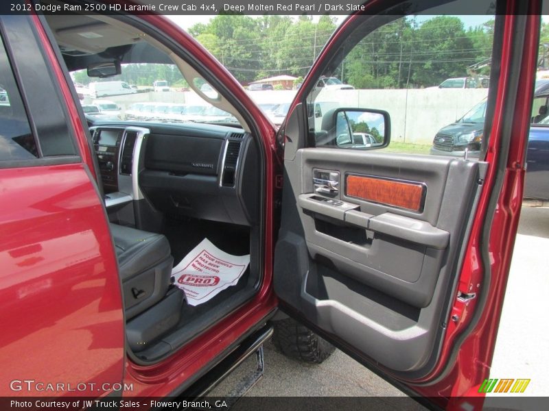 Deep Molten Red Pearl / Dark Slate 2012 Dodge Ram 2500 HD Laramie Crew Cab 4x4