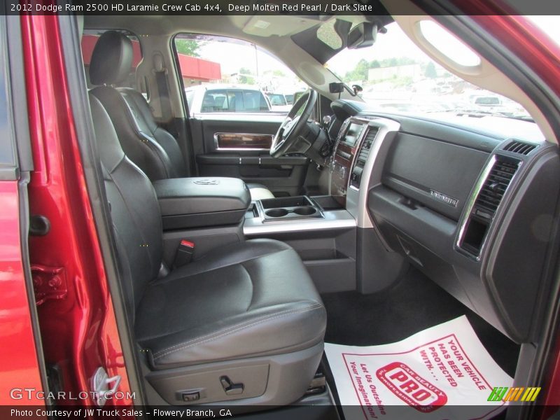 Deep Molten Red Pearl / Dark Slate 2012 Dodge Ram 2500 HD Laramie Crew Cab 4x4