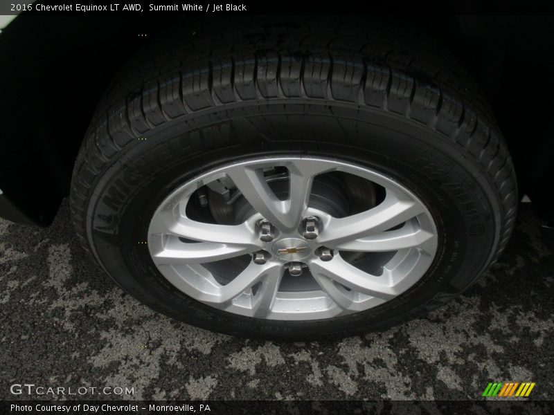 Summit White / Jet Black 2016 Chevrolet Equinox LT AWD