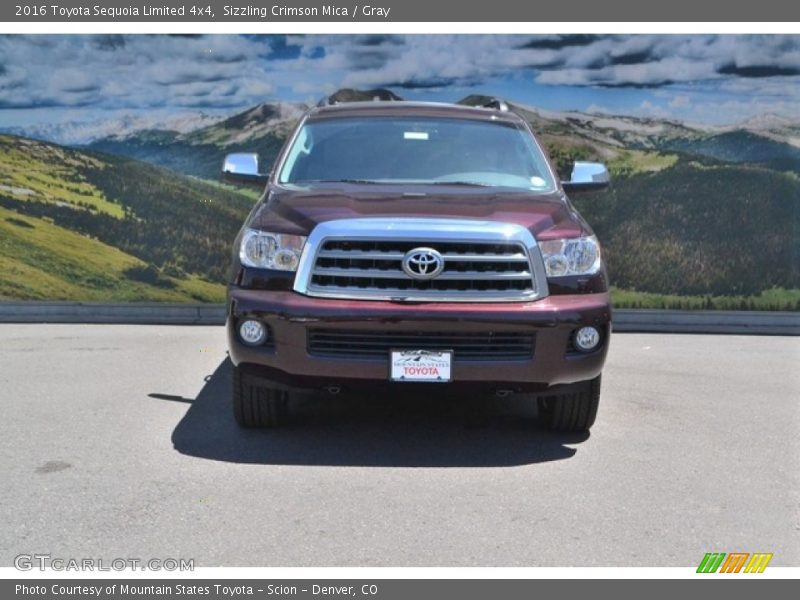 Sizzling Crimson Mica / Gray 2016 Toyota Sequoia Limited 4x4