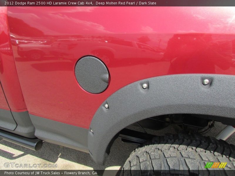 Deep Molten Red Pearl / Dark Slate 2012 Dodge Ram 2500 HD Laramie Crew Cab 4x4