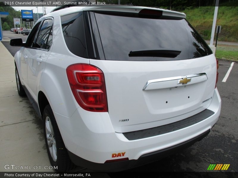 Summit White / Jet Black 2016 Chevrolet Equinox LT AWD